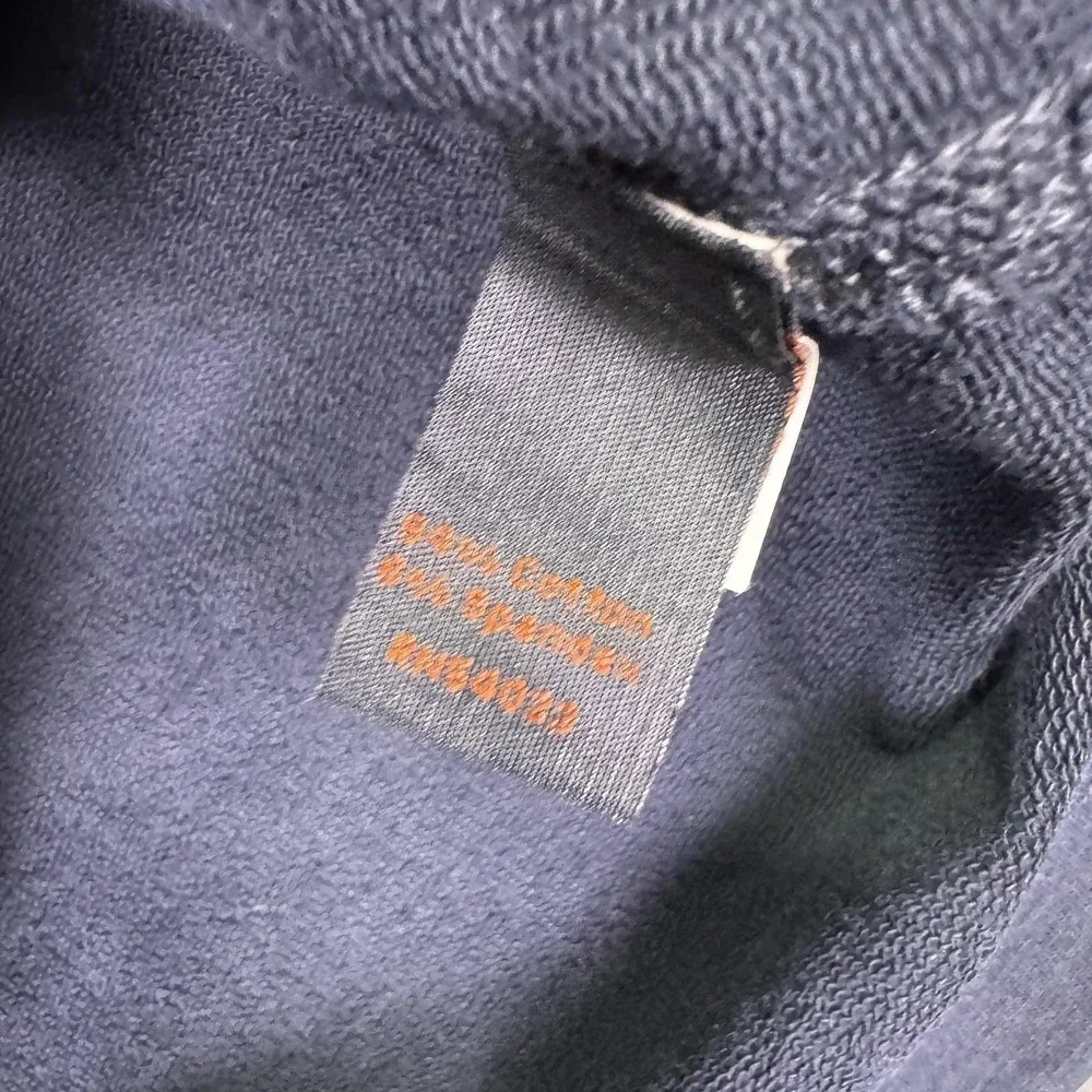 Banana Republic Shirt Mens Medium Blue 1/4 Zip Long Sleeve Stretch Casual